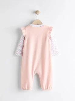 Next Rose - Ensemble salopette et body à manches longues pour bébé (0mths-2yrs) Online
