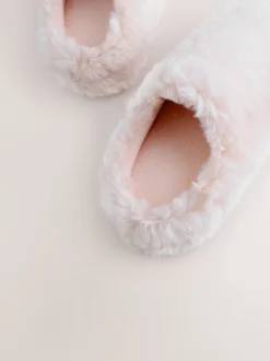 Next Rose - Faux Fur Mule Slippers Outlet