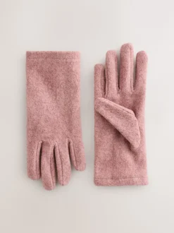 Next - Gants de toison Rose Hot