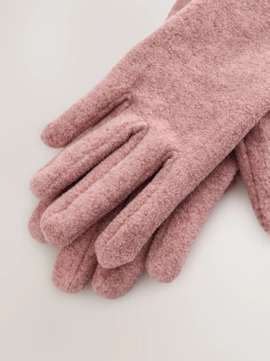 Next - Gants de toison Rose Hot