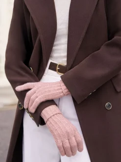 Lipsy Rose - Gants Shimmer en maille côtelée Online