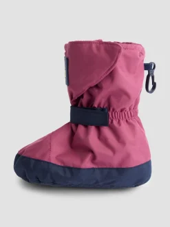 Jojo Maman Bébé Rose - Chaussons doublés en polaire New