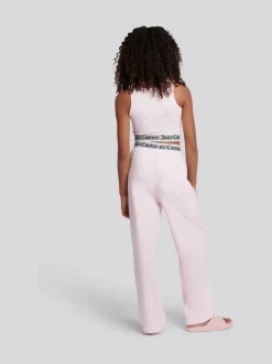 Juicy Couture Rose - élastique Lounge Manches courtes Raccourci Gilet et Pyjamas Ample Outlet