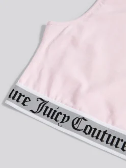 Juicy Couture Rose - élastique Lounge Manches courtes Raccourci Gilet et Pyjamas Ample Outlet