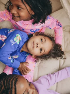 Next Rose / Lilas Fleuri - Lot de 3 pyjamas confortables (9mois à10ans) Clearance