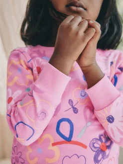 Next Rose / Lilas Fleuri - Lot de 3 pyjamas confortables (9mois à10ans) Clearance