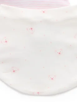 Purebaby Rose - Lot de 2 bavoirs Essential Dribble Best