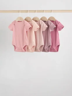 Next Rose - Lot de 5 bodies bébé à manches courtes Outlet
