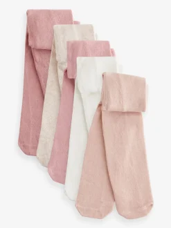 Next Rose - Lot de 5 collants bébé (0 mois-2 ans)