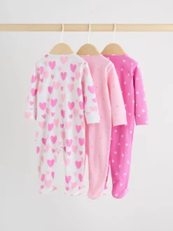 Next Rose - Lot de 3 dors-bien zippés bidirectionnels bébé (0-2ans) Clearance