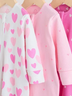 Next Rose - Lot de 3 dors-bien zippés bidirectionnels bébé (0-2ans) Clearance