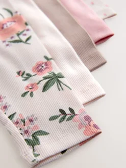 Next Rose - Lot de 5 leggings côtelés (3mois-7ans) Online