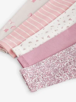 Next Rose - Lot de 5 leggings côtelés (3mois-7ans) Online