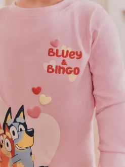 Next Rose - Lot de 2 pyjamas Snuggle à manches longues Bluey 100 % coton(12mois -8ans) Online