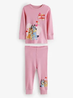 Next Rose - Lot de 2 pyjamas Snuggle à manches longues Bluey 100 % coton(12mois -8ans) Online