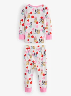 Next Rose - Lot de 2 pyjamas Snuggle à manches longues Bluey 100 % coton(12mois -8ans) Online