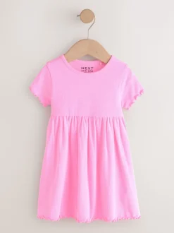 Next Rose - Lot de 2 robes côtelées à manches courtes (3mois7ans) Outlet