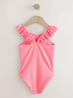 Next Rose - Maillot de bain brodé à volants (3-16ans) Clearance