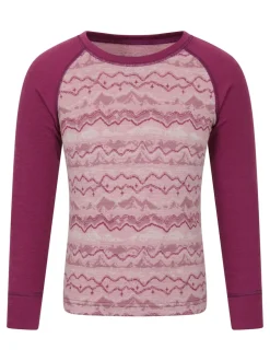 Mountain Warehouse Rose - Ensemble de base en jacquard mérinos Hot