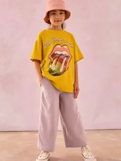 Next Rose - Pantalon en jersey à jambes larges (3-16ans) New