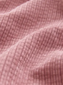 Next - Pantalons Amples en velours côtelé doux Rose Hot