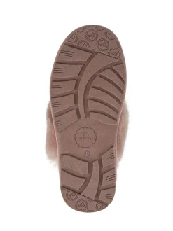 Pavers Rose - Chaussons doublés en peau de mouton Best