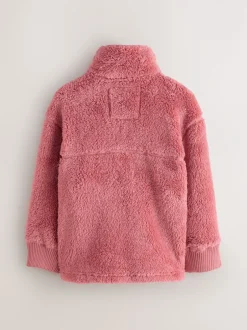 Superdry - Polaire quart zippée Rose Online