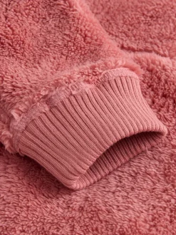 Superdry - Polaire quart zippée Rose Online