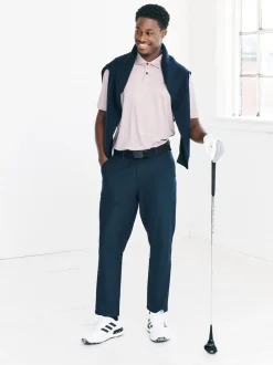 Next Rose - Polo de golf à imprimé géométrique actif Clearance