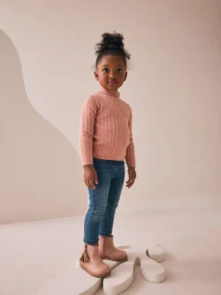 Next - Pull col roulé (3mths-10yrs) Rose Clearance