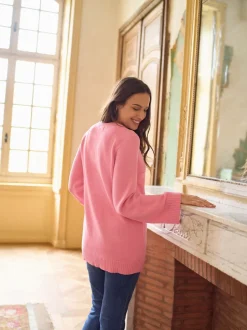 Seraphine Rose - Pulls Grossesse et Allaitement en Coton croisé New