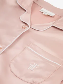 The Little Tailor Rose - Pyjama de Noël boutonné en satin pour enfant Best