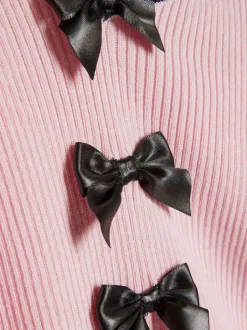 River Island Rose - Ensemble haut et jogging à manches longues avec nœud New