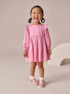 Next Rose - Robe à manches longues à volants (3mois8ans) Hot