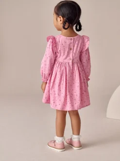 Next Rose - Robe à manches longues à volants (3mois8ans) Hot