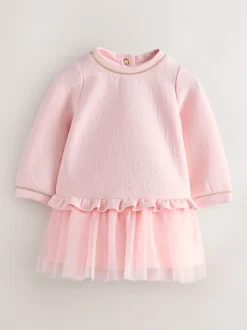 Baker by Ted Baker Rose - Robe jacquard à ourlet en maille gaufrée Best