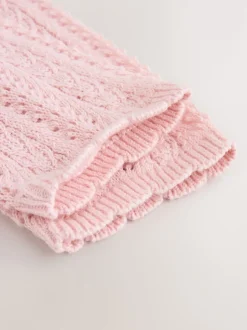 Next Rose - Robe bébé en maille (0mois à2ans) Outlet