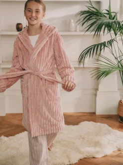 Next Rose - Robe de chambre en velours côtelé en polaire (5-16ans) Discount
