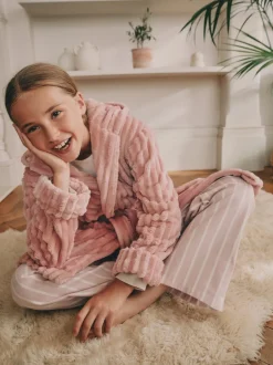 Next Rose - Robe de chambre en velours côtelé en polaire (5-16ans) Discount