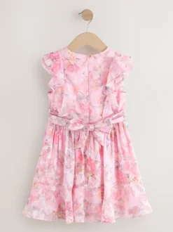 Next Rose - Robe de soirée à volants fleuris (3-16ans) Clearance