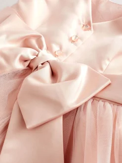 Next Rose - Robe Nœud pour Fille Fleurie (3mths-16yrs) Clearance