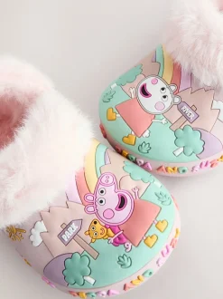 Next Rose - Sabots chaussons doublés confortables Peppa Pig Discount