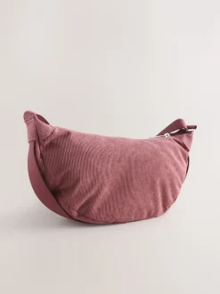 Next Rose - Sac à bandoulière effet velours côtelé Sale