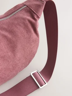 Next Rose - Sac à bandoulière effet velours côtelé Sale