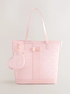 Baker by Ted Baker Rose - Sac cabas en PU en relief Hot