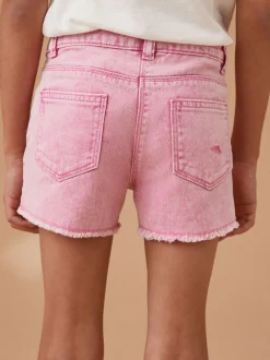 Next Rose - 100Shorts en coton % Frayed Edge Distressed (3-16yrs) Clearance