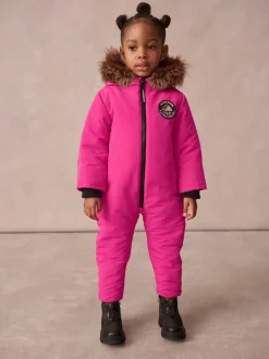 Superdry - Everest Combinaison de ski Rose Sale