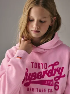 Superdry Rose - Logo Sweat-shirt à capuche Online
