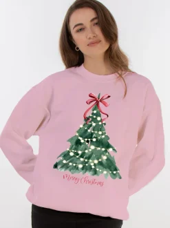 Brands In Rose - Sweat-shirt aquarelle Noël Clearance