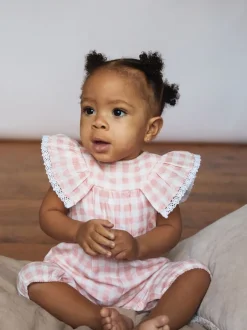 The Little Tailor Rose - Bébé Muslin 100% Coton Combinaison Sale